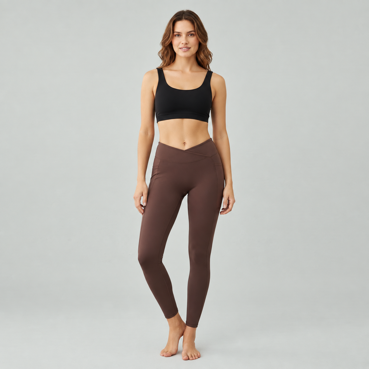 Vexora Contour Brown Leggings (S)
