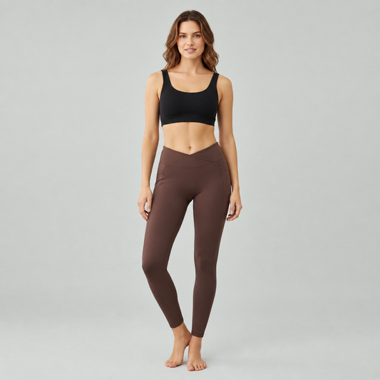 Vexora Contour Brown Leggings (S)